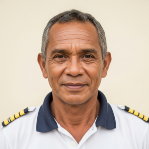 Saskia Sui, Senior Phinisi Captain & Liveaboard Master